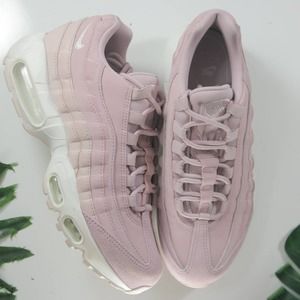 Nike Air Max 95 Pink White Women's Sneakers 003100 sz 7Womens/5.5 Youth